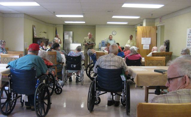 people at nursing home